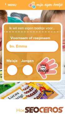 mijneigenboekje.nl mobil obraz podglądowy