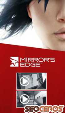 mirrorsedge.com mobil előnézeti kép