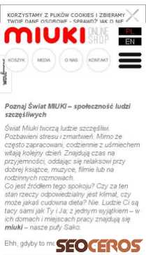 miuki.pl mobil previzualizare