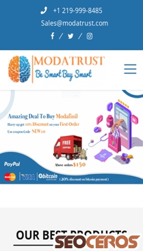 modatrust.com mobil förhandsvisning