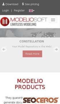 modeliosoft.com/en mobil Vorschau