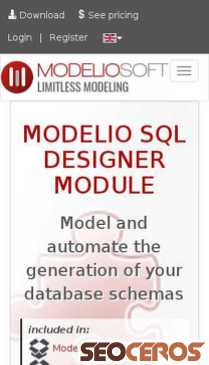 modeliosoft.com/en/modules/sql-designer.html mobil előnézeti kép