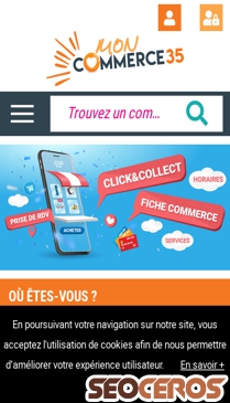 moncommerce35.fr mobil náhľad obrázku