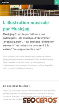 musicjag.fr mobil Vorschau