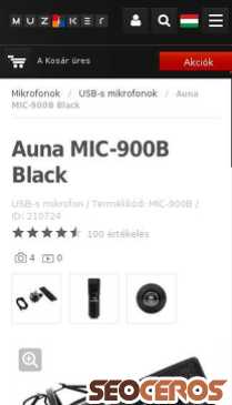 muziker.hu/auna-mic-900b-black mobil előnézeti kép