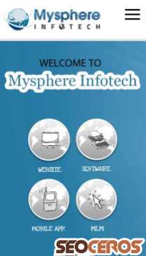 mysphereinfotech.com mobil preview