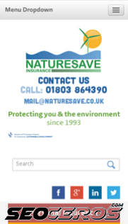 naturesave.co.uk mobil preview