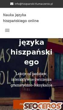 nauka-hiszpanskiego.pl mobil förhandsvisning
