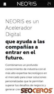 neoris.com/es/web/guest/home mobil anteprima