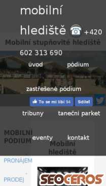 newtime.cz/Hlediste-Mobilni-hlediste-pronajem-hlediste.php mobil előnézeti kép