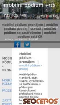 newtime.cz/Mobilni-podium.php mobil Vista previa