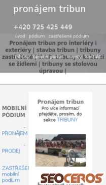 newtime.cz/Pronajem-tribun.php mobil obraz podglądowy