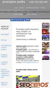 newtime.cz/Pronajmy-podii.php mobil previzualizare