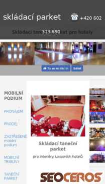 newtime.cz/Skladaci-tanecni-parket.php mobil Vorschau