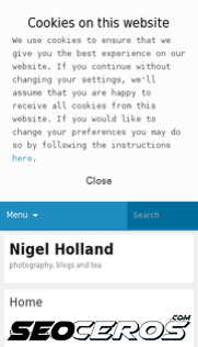 nigelholland.co.uk mobil previzualizare