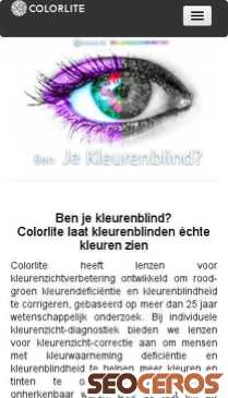 nl.colorlitelens.com mobil előnézeti kép