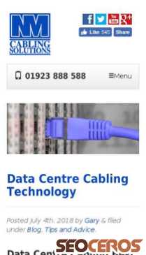 nmcabling.co.uk/2018/07/data-centre-cabling-technology mobil Vorschau