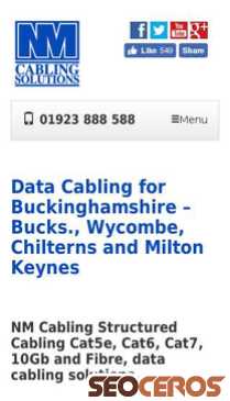 nmcabling.co.uk/data-cabling-buckinghamshire mobil preview