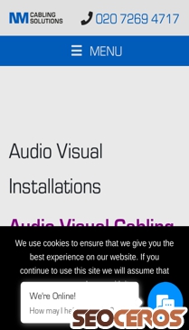 nmcabling.co.uk/services/audio-visual-installations mobil előnézeti kép
