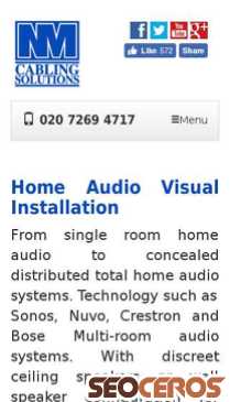 nmcabling.co.uk/services/residential-audio-visual-systems-and-home-automation mobil előnézeti kép