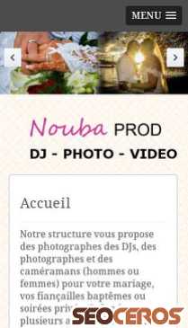 noubaprod.com mobil förhandsvisning
