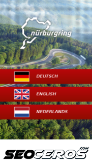 nuerburgring.de mobil előnézeti kép