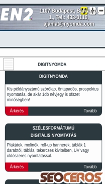 nyomda.com mobil förhandsvisning