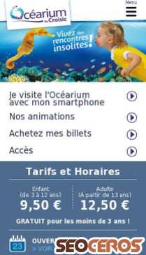 ocearium-croisic.fr mobil vista previa