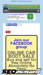 online-carboot.co.uk mobil preview