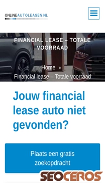 onlineautoleasen.nl/financial-lease-totale-voorraad mobil preview