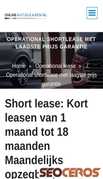onlineautoleasen.nl/operational-lease/short-lease mobil náhled obrázku