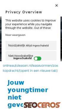onlineautoleasen.nl/youngtimerlease mobil náhled obrázku