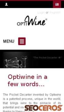 optiwine.fr mobil előnézeti kép