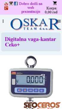 oskarvaga.com/trgovacke-vage-ceko mobil előnézeti kép