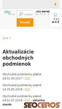 oxysport.sk/archiv-obchodne-podmienky mobil előnézeti kép
