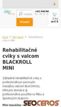 oxysport.sk/rehabilitacne-cviky-blackroll-mini mobil náhľad obrázku