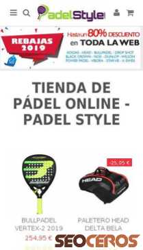 padelstyle.com mobil preview