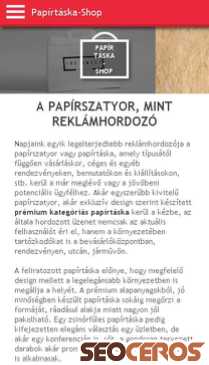 papirtaska-shop.hu mobil előnézeti kép
