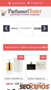parfumuritester.xyz mobil náhľad obrázku