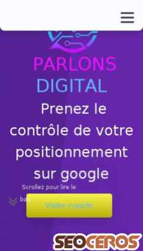 parlonsdigital.fr mobil náhľad obrázku