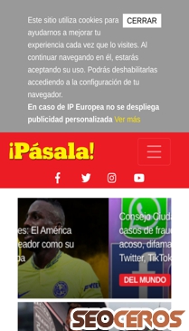 pasala.com.mx mobil förhandsvisning