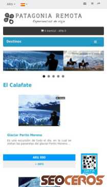 patagoniaremota.com.ar mobil előnézeti kép
