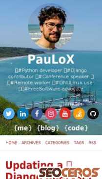 paulox.net mobil previzualizare