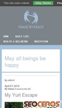 peacebypeace.co.uk mobil előnézeti kép