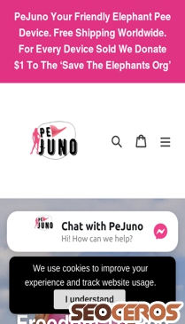 pejuno.com mobil preview
