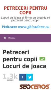 petrecericopii.eu mobil förhandsvisning