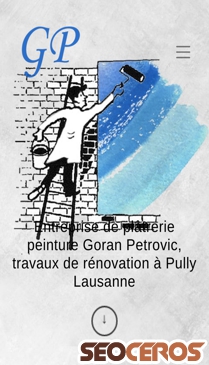 petrovic-peinture.ch mobil preview