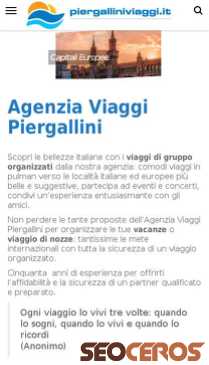 piergalliniviaggi.it mobil förhandsvisning