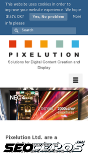 pixelution.co.uk mobil preview