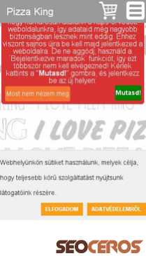 pizza-king.hu mobil előnézeti kép